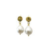 South Sea Baroque Pearl Ring Diamonds 18kt - Image 2