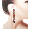 Tourmaline Chandelier Earrings 18kt - Image 2