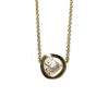 Ancient Silver Greek Coin Necklace 18KT - Image 2