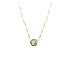 Silver Hound Dog "Coin" Necklace 18KT