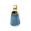 Large Irregular Aquamarine 18kt gold Pendant