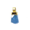 Large Irregular Aquamarine 18kt gold Pendant - Image 3