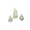 Raw Molten Rectangular Diamond Pendant/Chain - Image 3
