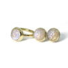 Carved Flower Moonstone Cabochon Ring - Image 2