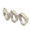 Chunky Organic Diamond Stacking Rings