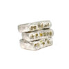 Chunky Organic Diamond Stacking Rings - Image 3